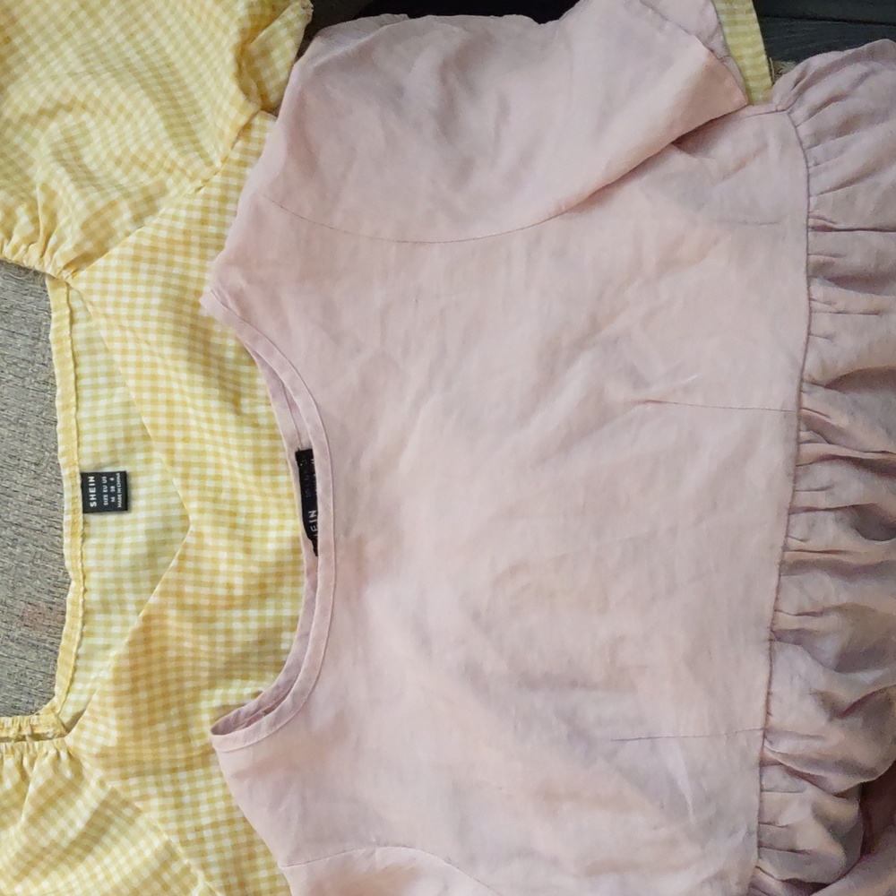 2 women's shein shirts